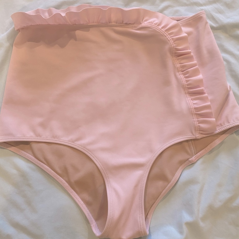 Kj cascade ruffle down small bottoms.